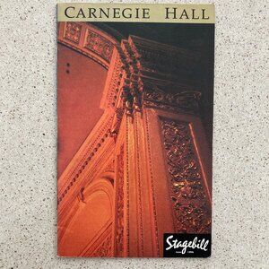 Betty Buckley Signed / Inscribed Playbill Evening At Carnegie Hall Linzi Hateley